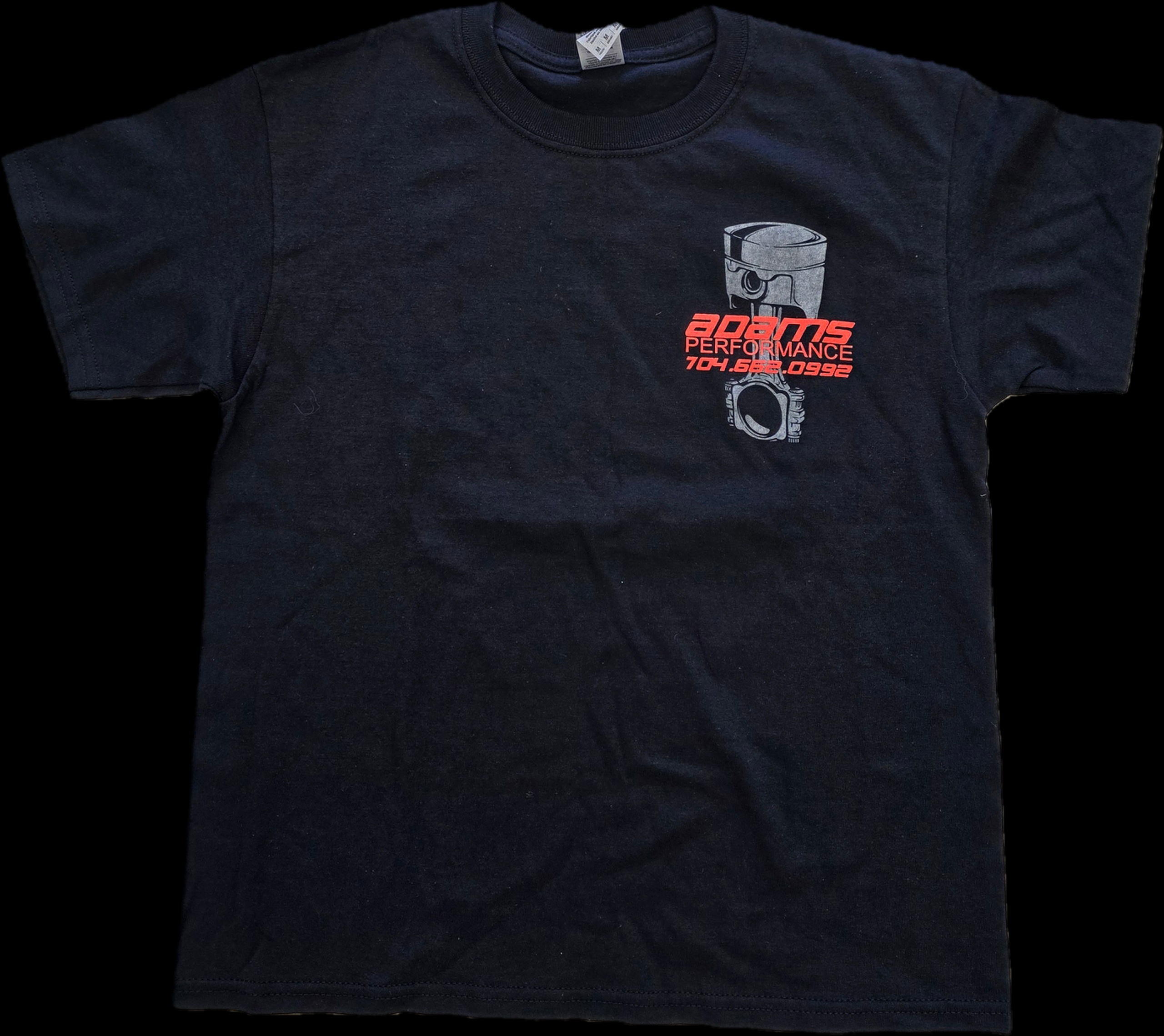 youth_racing_shirt_front_2560px_blackbg | Adams Performance
